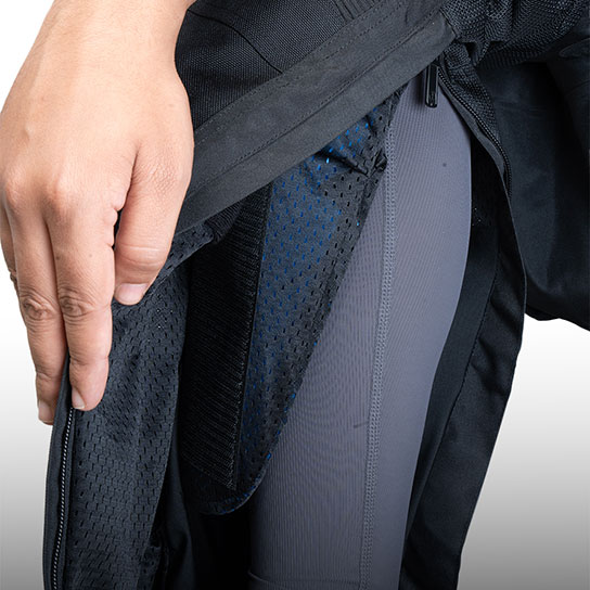 Rynox Air GT Riding Pants Kneeslap System